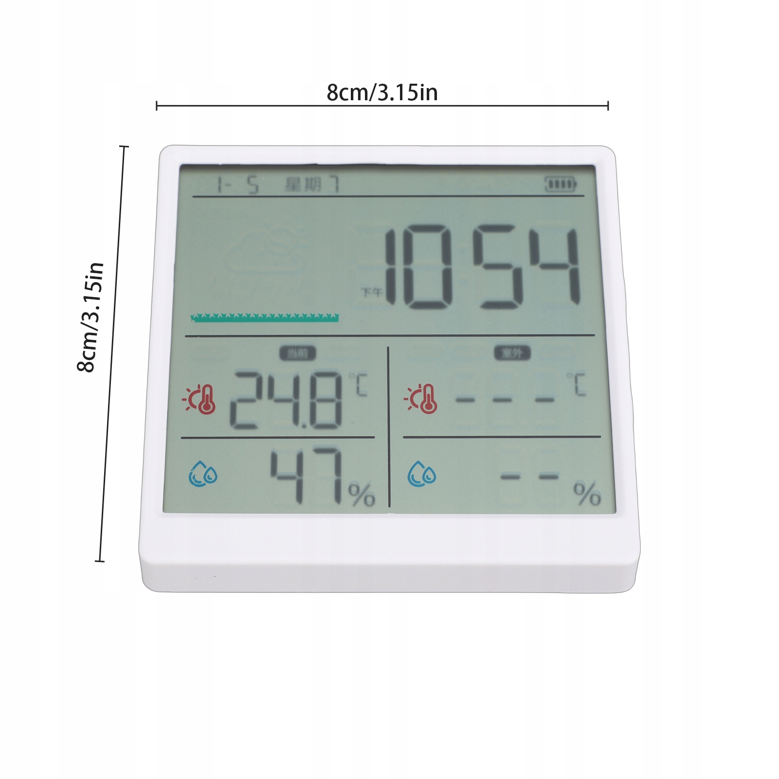 Termometr WiFi Higrometr, Monitor temperatury i wilgotności w 4N