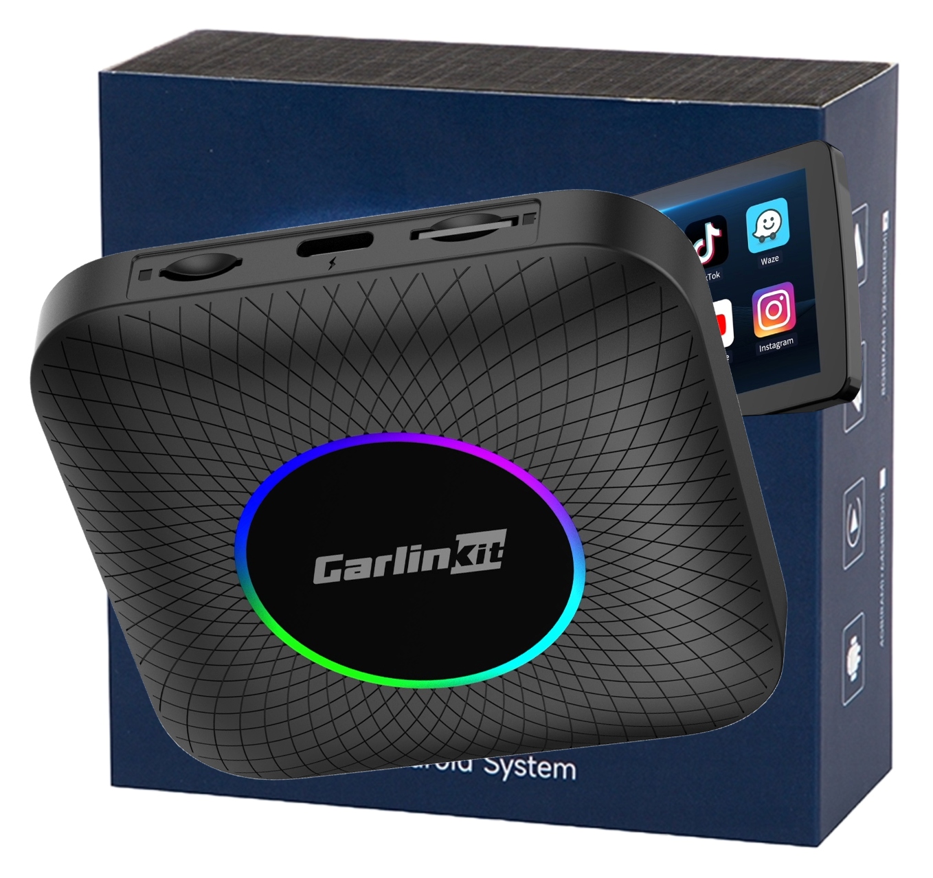 CARLINKIT TBOX AMBIENT RGB 8/128GB APPLE CARPLAY ANDROID