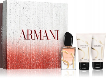 Giorgio Armani Si Edp 50ml Balsam 50ml Żel 50ml Zestaw damski