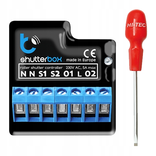 

Sterownik do rolet shutterBox V2 230V WiFi Blebox+