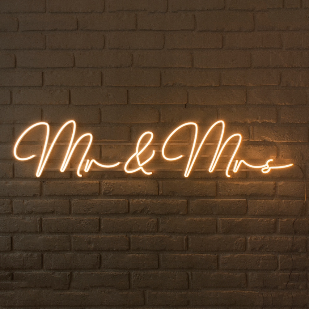 MR & MRS - Neon LED FLEX - NEON NA WESELE