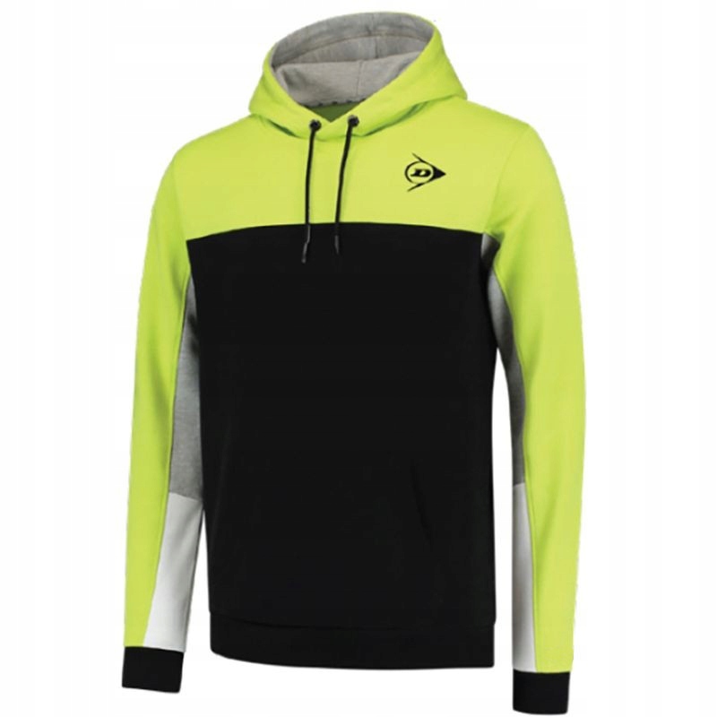 Pánská Mikina Dunlop Essentials S Kapucí Bright Yellow/black Velikost M