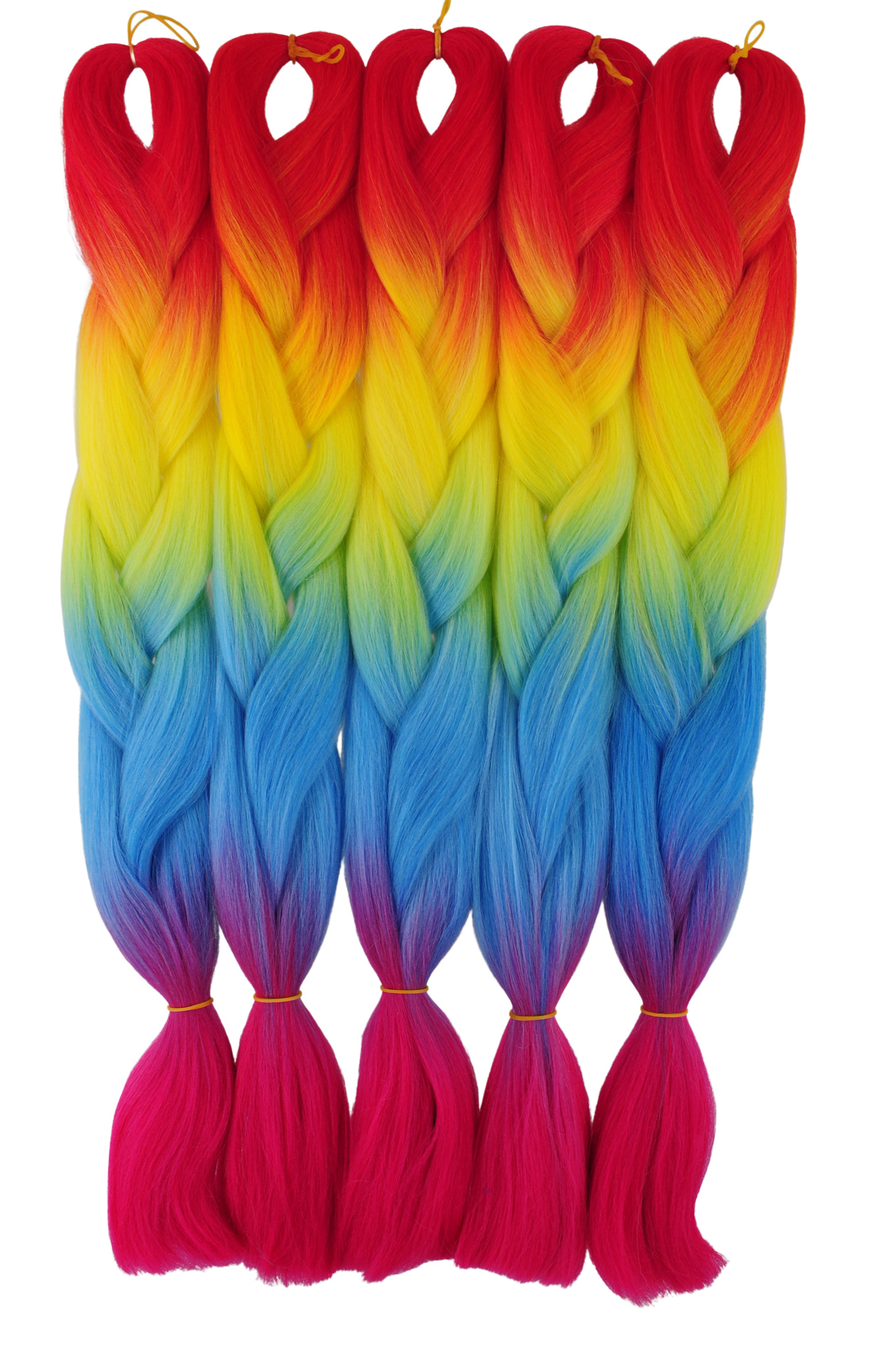 WŁOSY SYNTETYCZNE PROSTE KOLOROWE WARKOCZE 4K.001 Marka Smart Colours