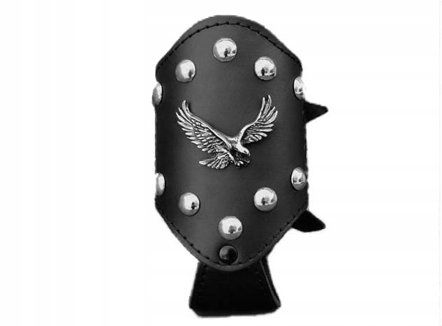 SKÓRZANY UCHWYT NA NAPÓJ N1 Z ĆWIEKAMI I ORŁEM