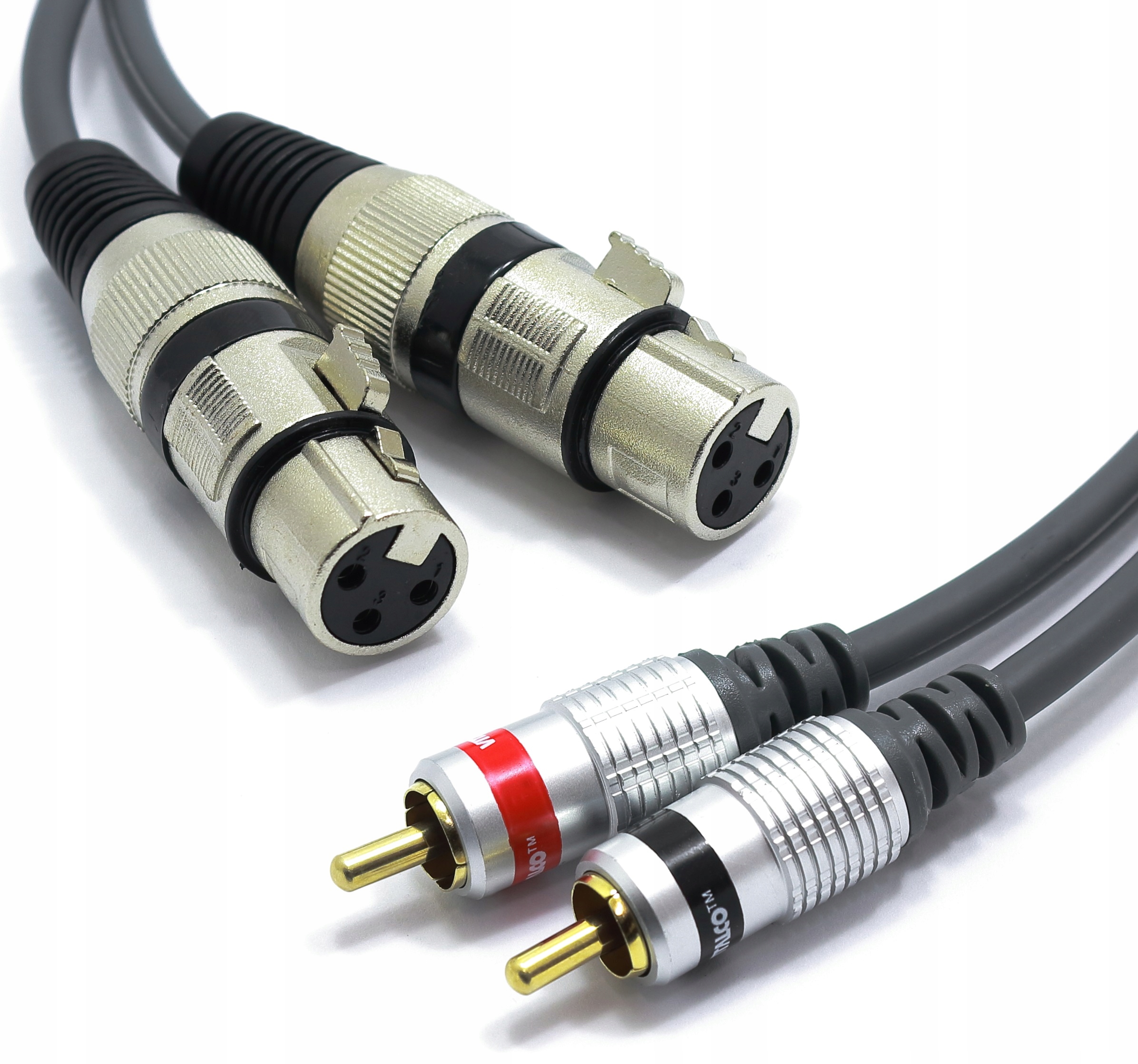 

Kabel 2x Xlr Żeński 2x Wtyk Rca Vitalco MKR24 5m