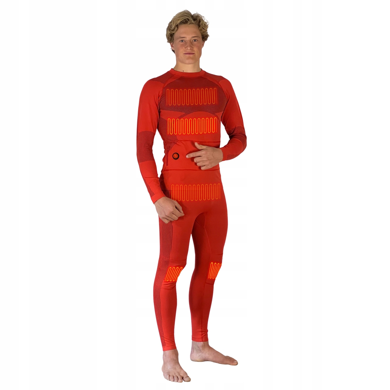 Vyhřívané spodní prádlo Glovii Gxr (velikost M) Červené