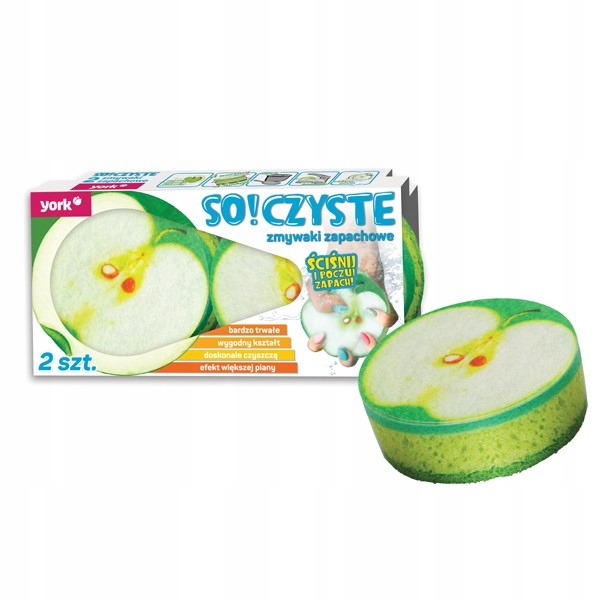 

Zmywaki Zapachowe So!czyste 2 Szt. Jabłko