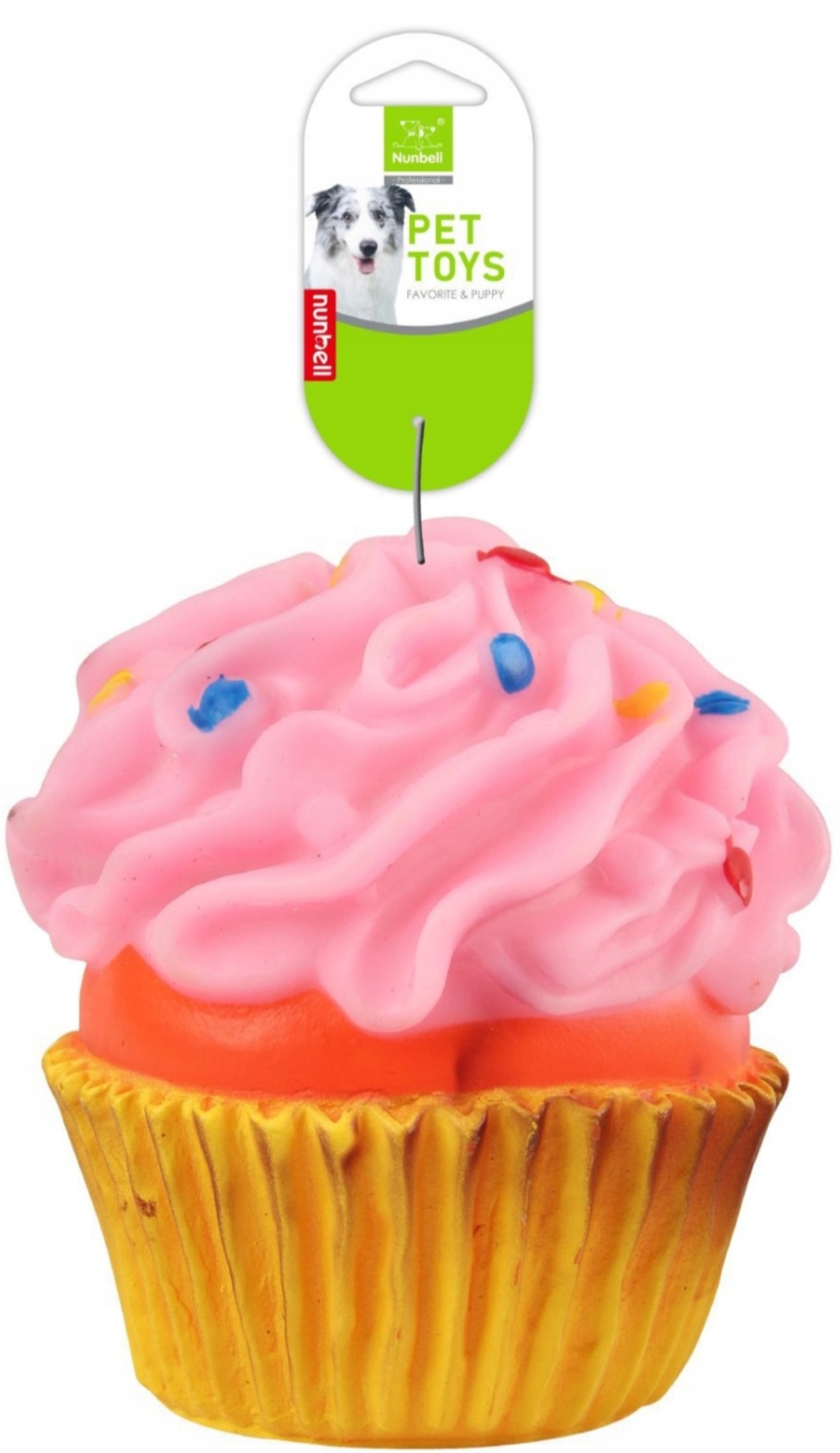 

Zabawka Gumowa piszcząca Babeczka Dla Psa