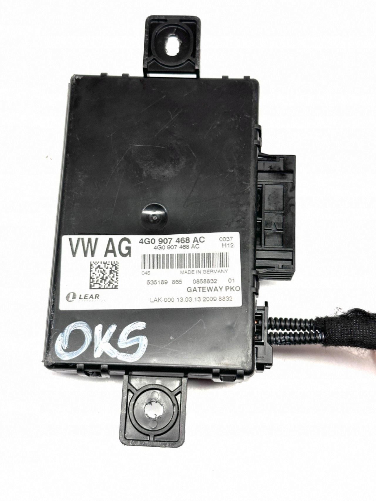 AUDI A6 S6 C7 4G A7 module control unit GATEWAY bundle SWIATLOWOD 4G0907468AC