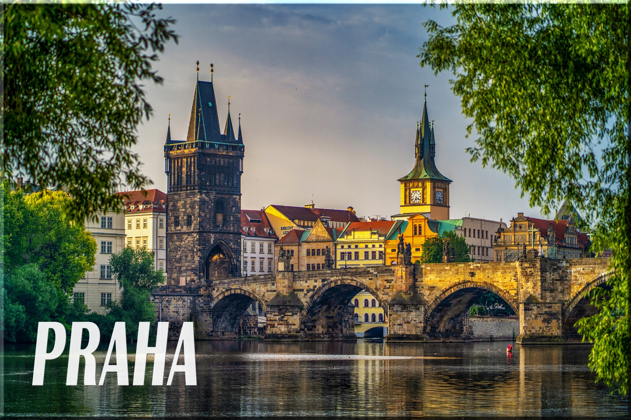 

Czechy Praga Most Karola Magnes Na Lodówkę