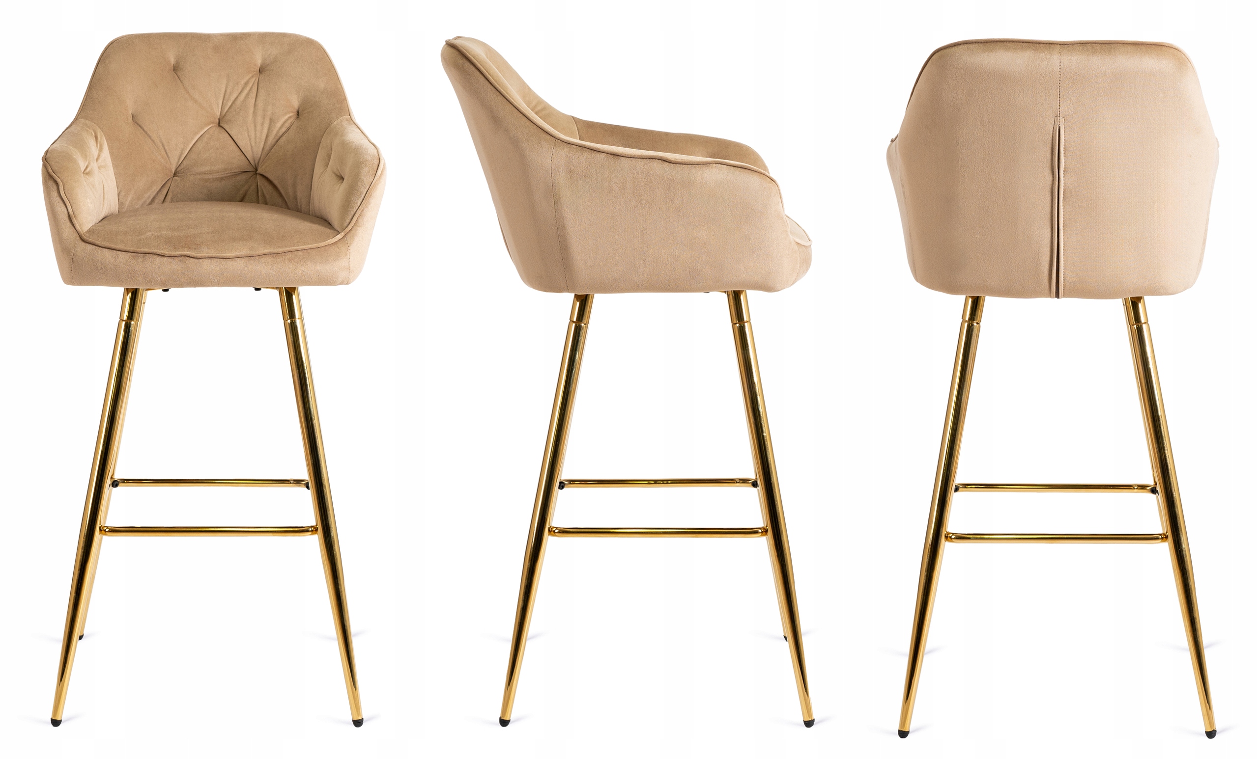 Stelaż i nogi – złote wykończenie