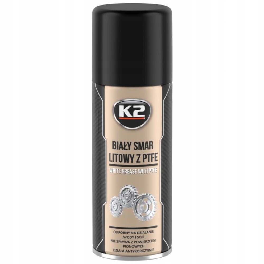 

K2 Biały Smar Litowy Ptfe z Teflonem Spray 400ml