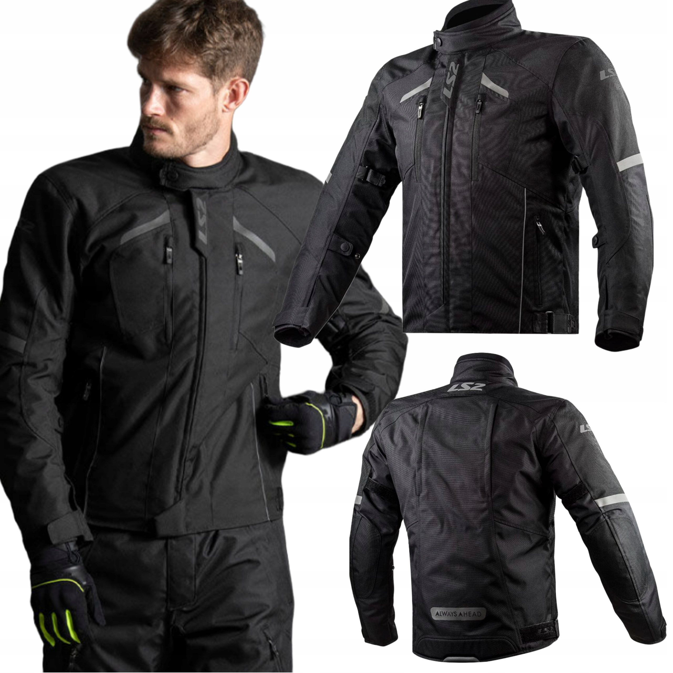 Motocyklová Bunda LS2 Serra Evo Textyl Motorový skúter Univerzálna XL
