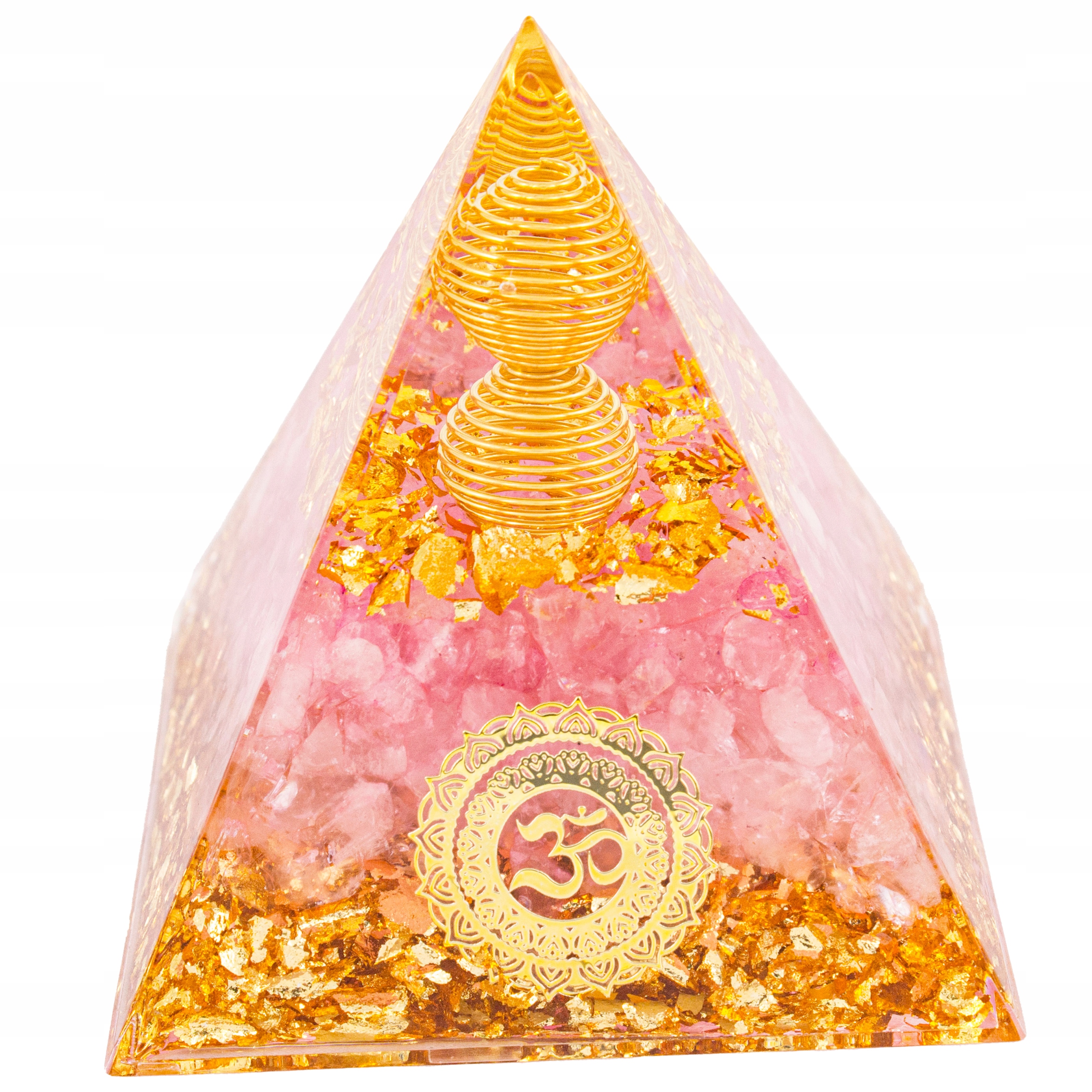 Pyramida Orgonit Pyramida Růžový Křišťál Feng Shui Láska Vztahy 6 cm