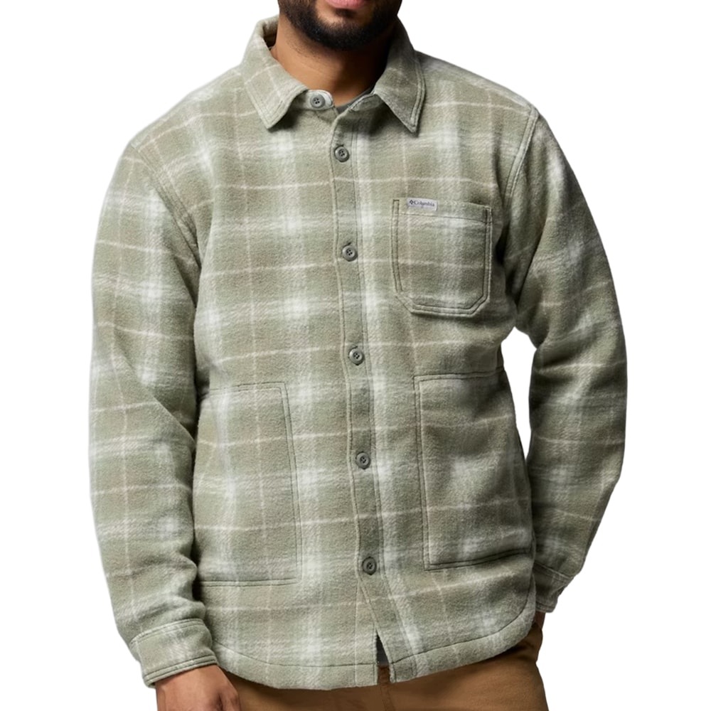 Kostkovaná košile Columbia Hunter Arch Shirt Jacket Sedona Sage/BivyPlaid XXL