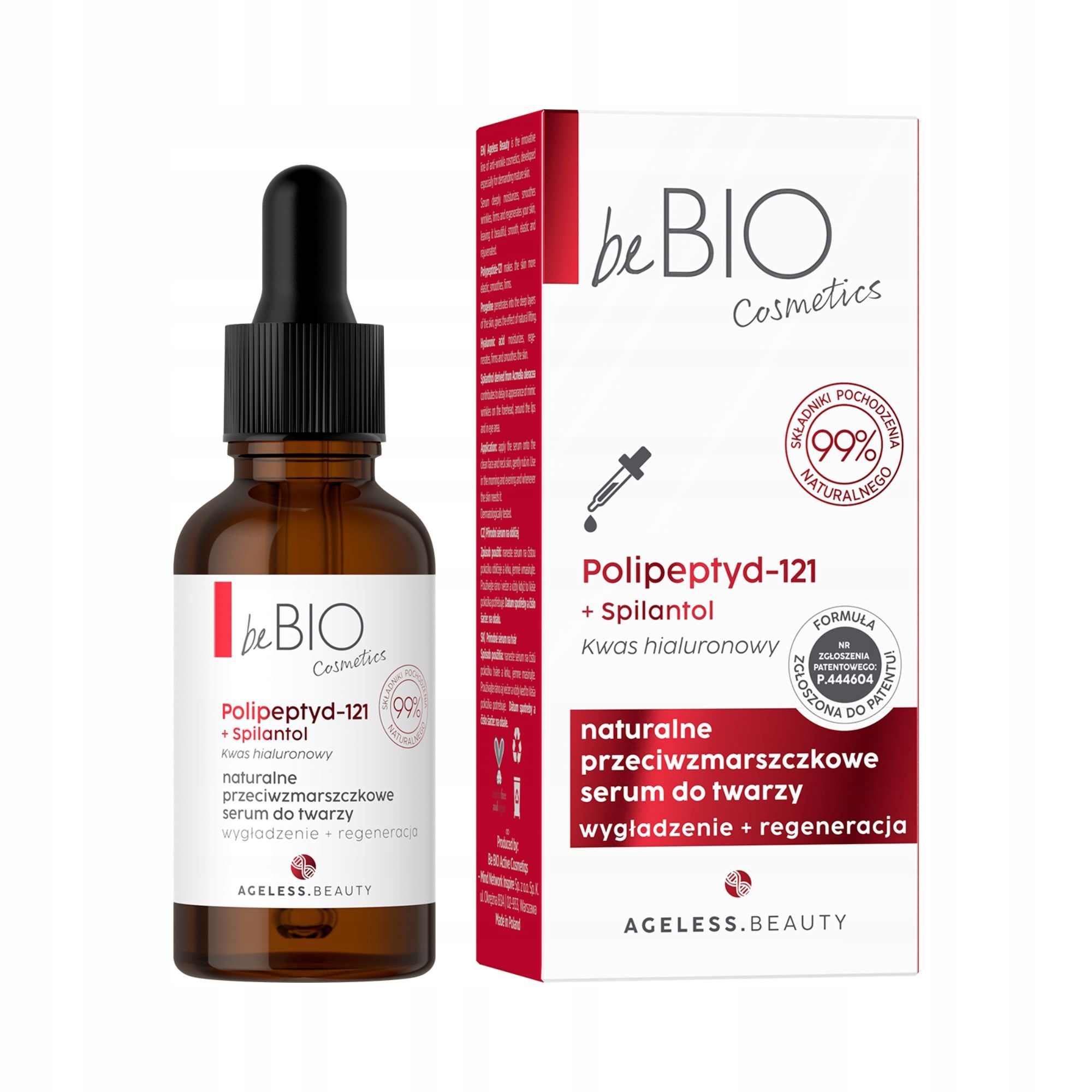 beBIO AGELESS BEAUTY SERUM PRZECIWZMARSZCZKOWE