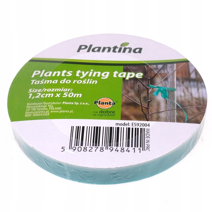 TAŚMA DO PODWIĄZYWANIA ROŚLIN TAŚIEMKA DO MOCOWANIA OGRODNICZA 1,2cm x 50m Rodzaj inny