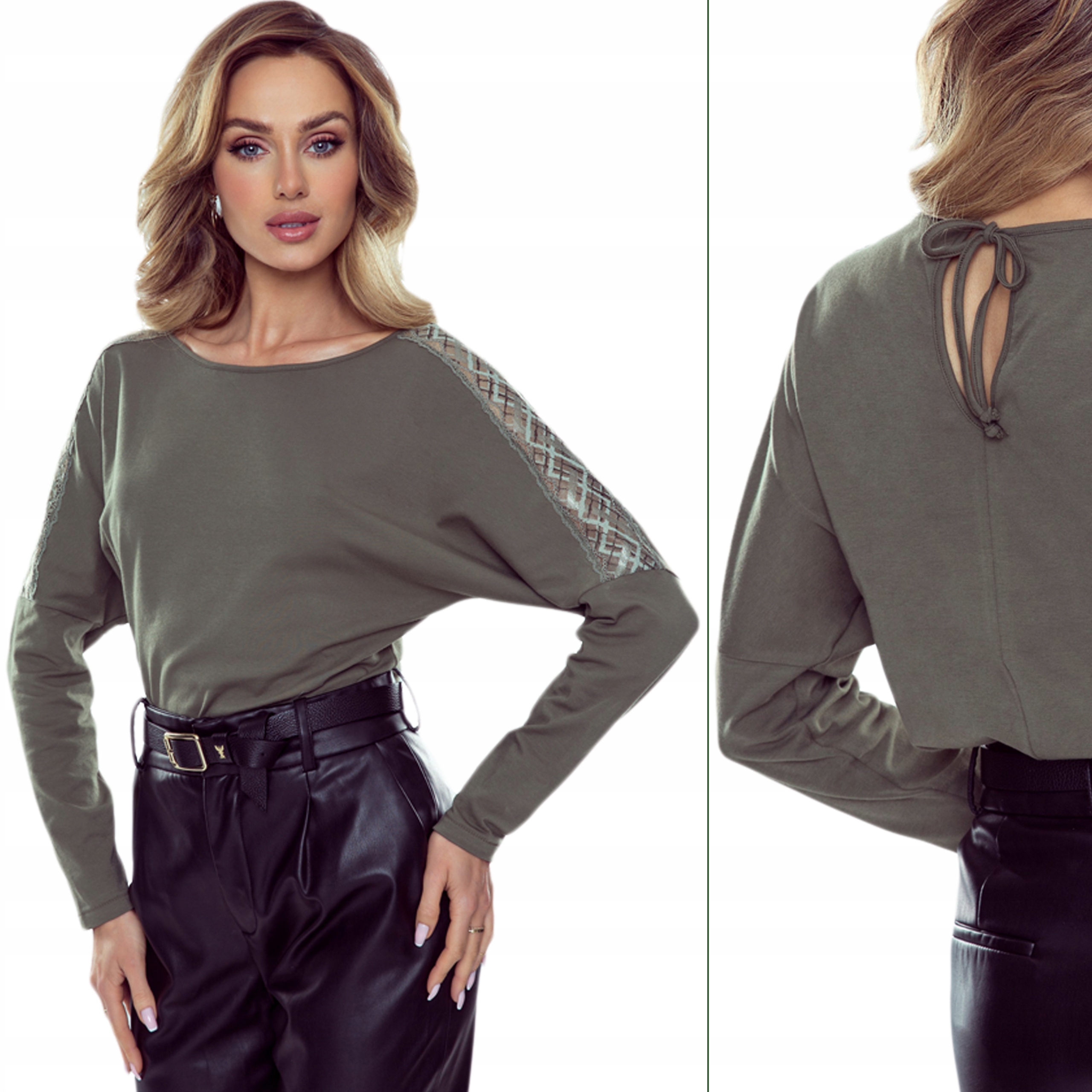 

Eldar Becky Bluzka Damska z Wiskozy Khaki S