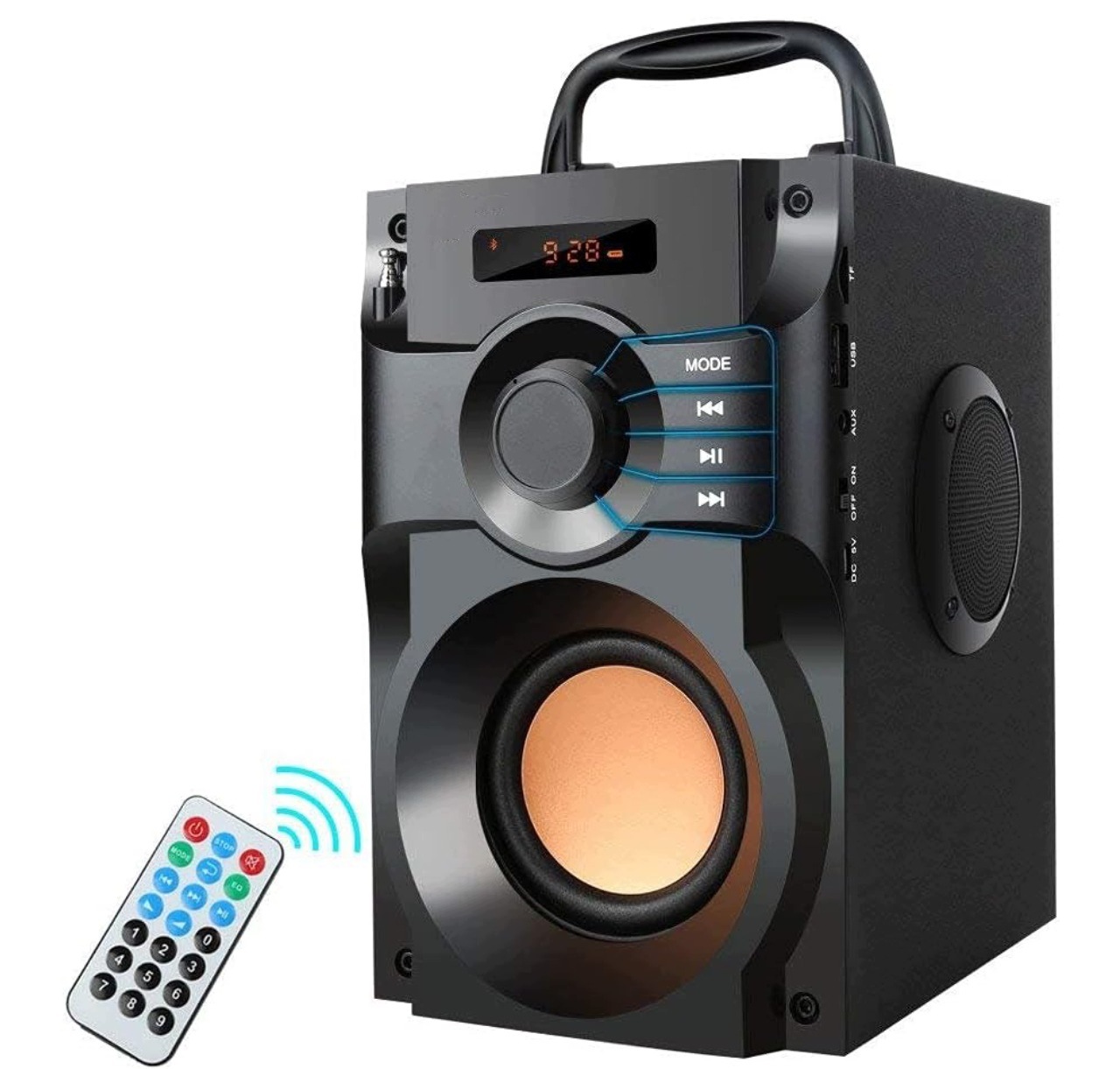 Bt reproduktor kompaktní stereo 600W Fm MP3 s dálkovým ovládáním Boombox