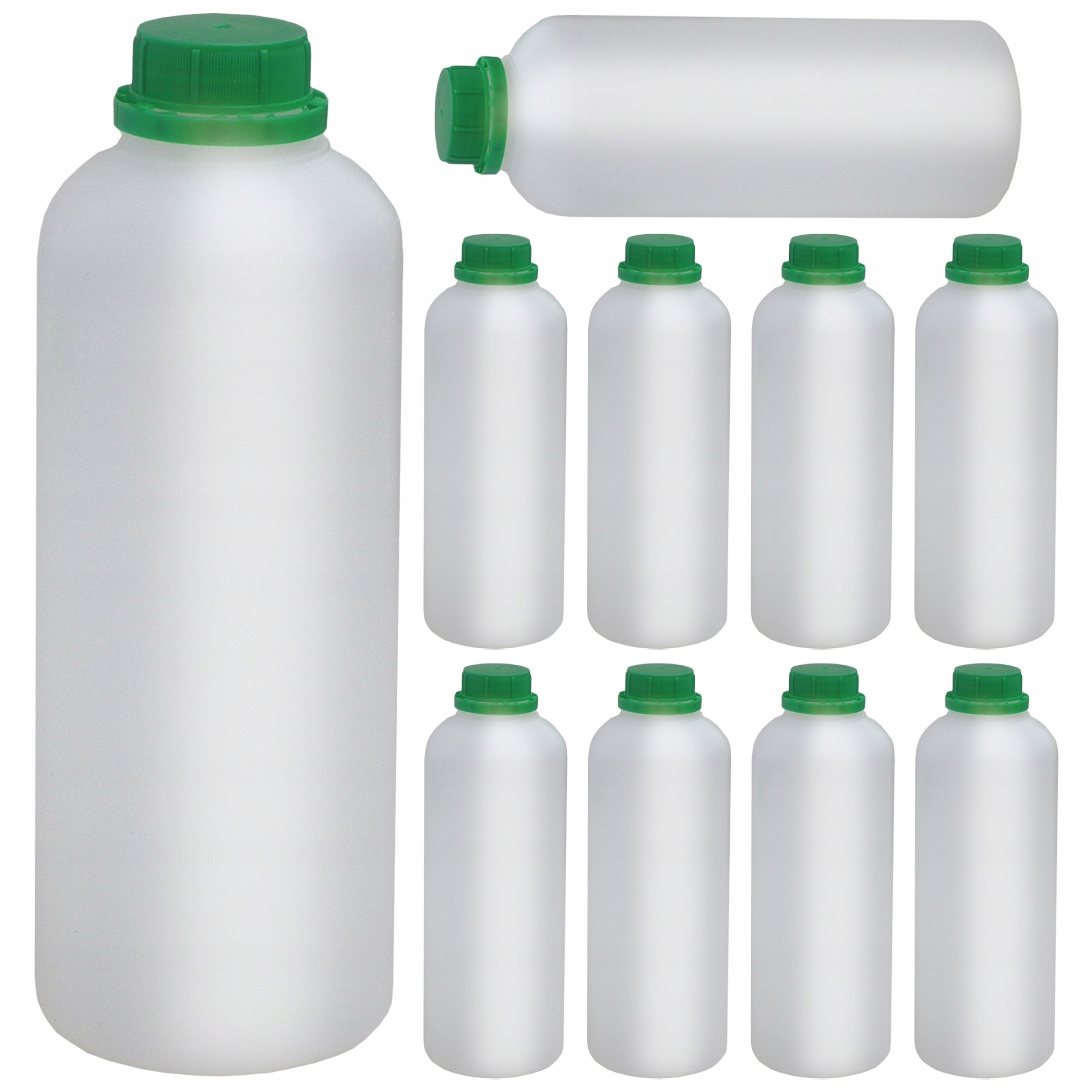 10x Butelka plastikowa z podziałką 1L 1000ml Boll zakrętka