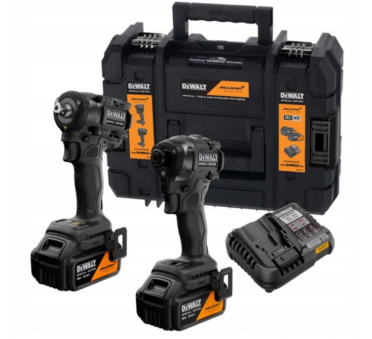 Šroubovák DCF86M rázový utahovák DCF92M 18V 2x 5,0Ah Dewalt McLaren