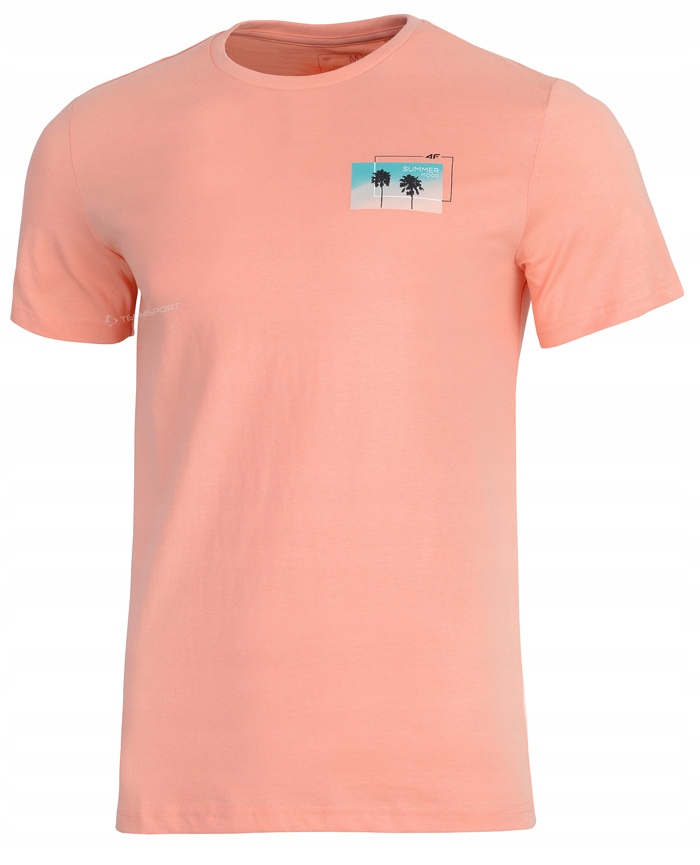 

4F Męska Koszulka T-shirt Bawełna / rozm M