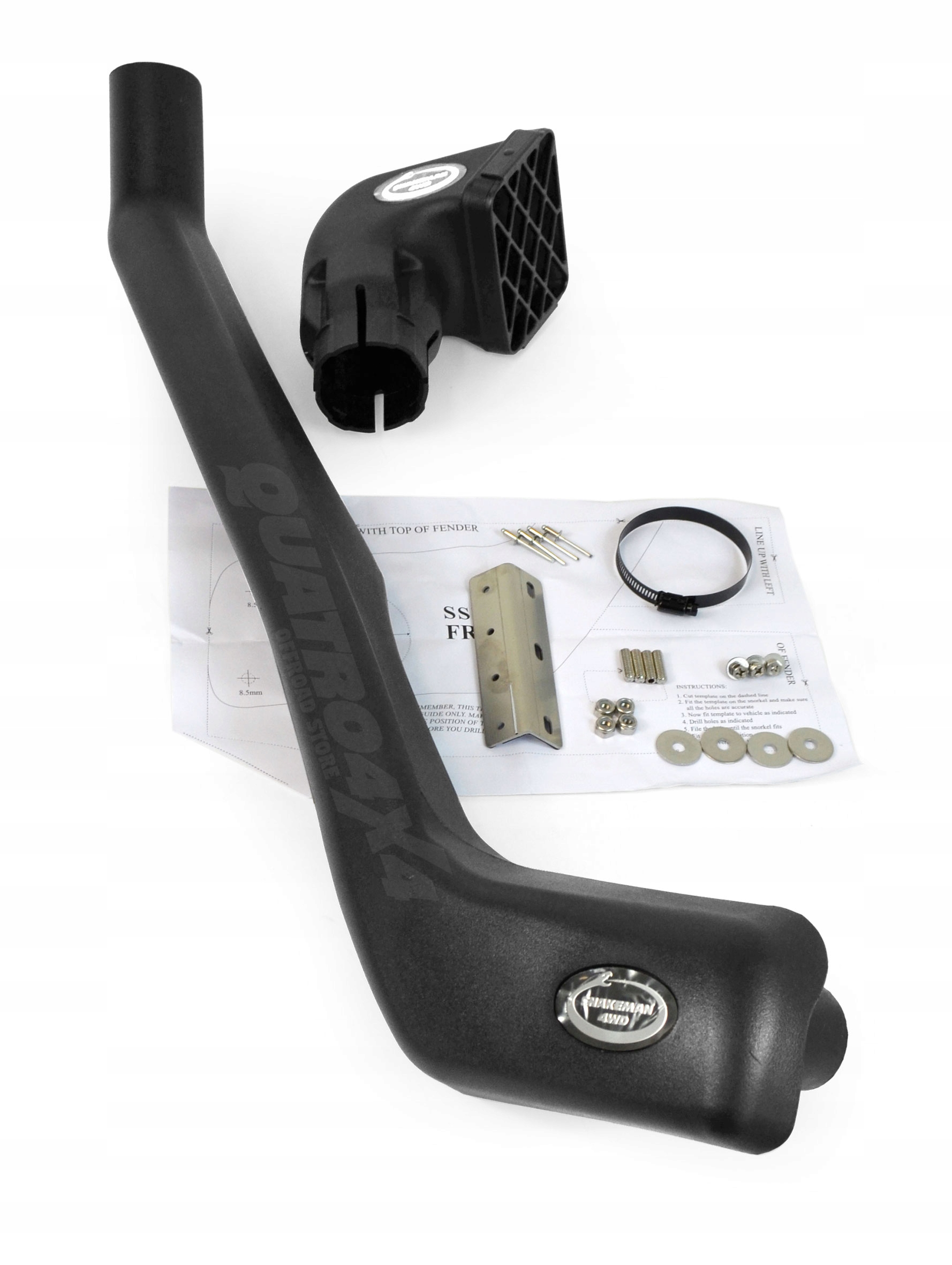 Suzuki Vitara V6 Diesel pravá strana Snorkel Lldpe Vstup Pow Snakeman