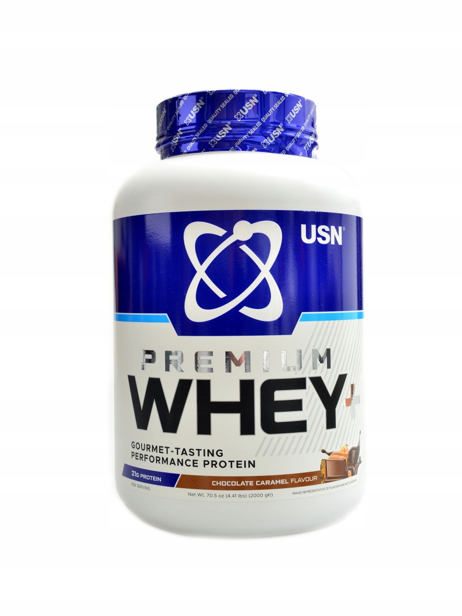 Premium Whey+ protein 2000 g Usn čokoláda s karamelem