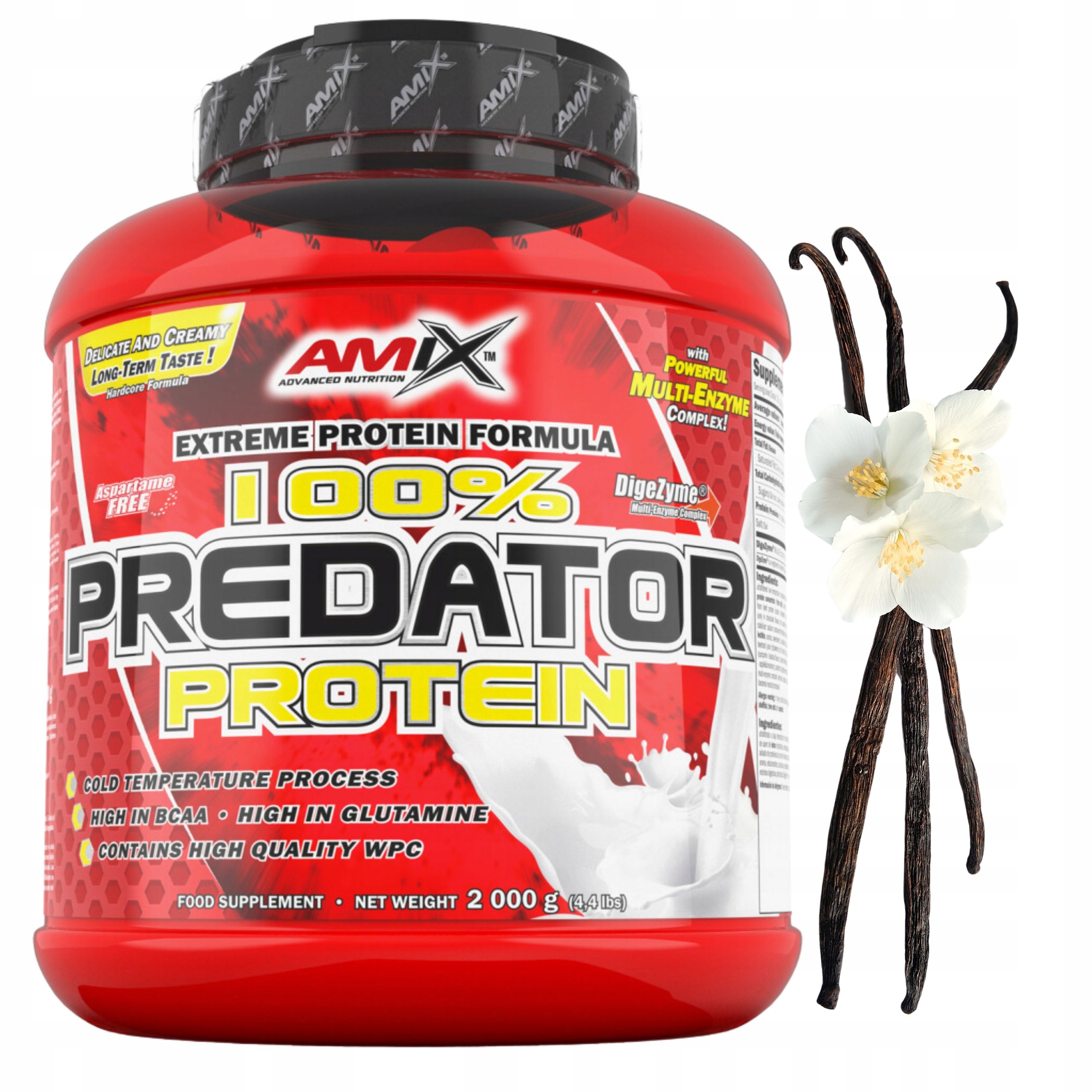 Vanilkový protein Syrovátkový Koncentrát Wpc Protein Trávicí Enzymy