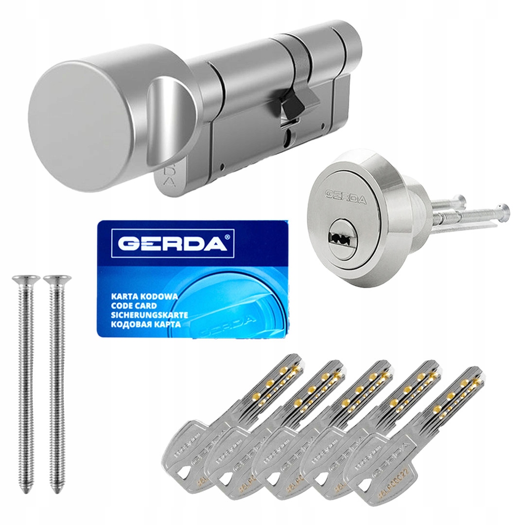 Vložka 30G/30 Psx vložka T-1 Rim Ps Gerda saténový nikel Atest 6D 5kl