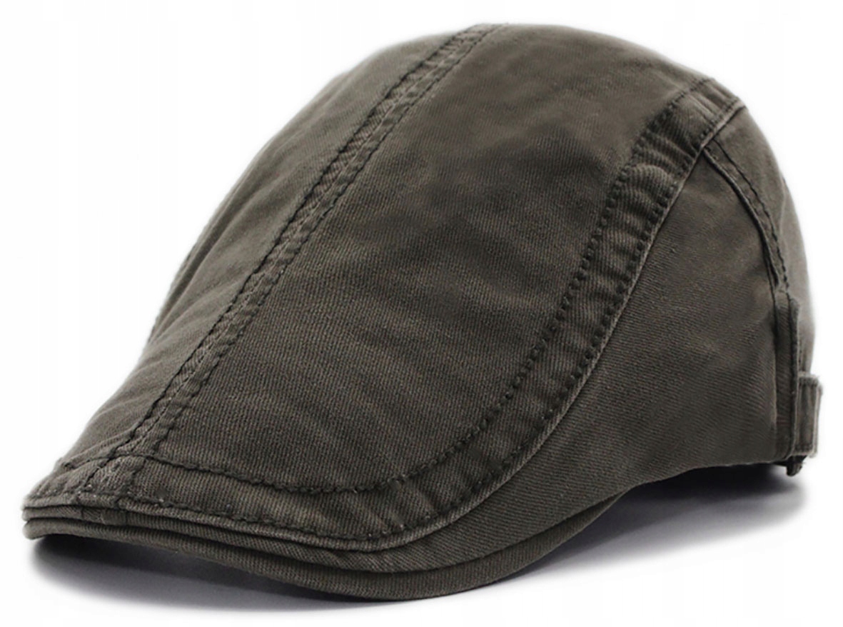 

Kaszkiet męski khaki czapka casual 100% bawełna