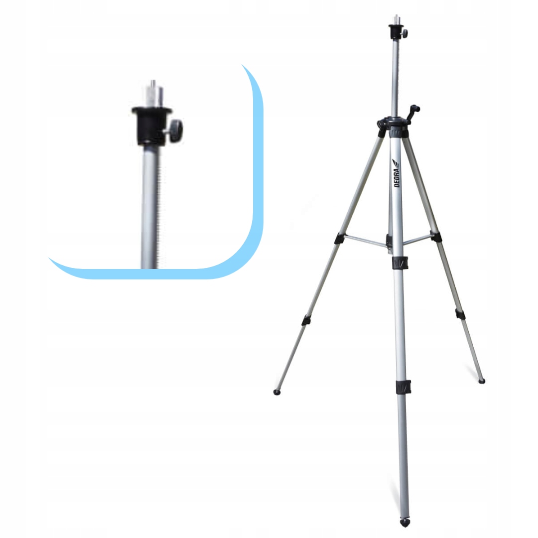 ALUMINIOWY STATYW STOJAK LASER GWINT 5/8'' +1/4''