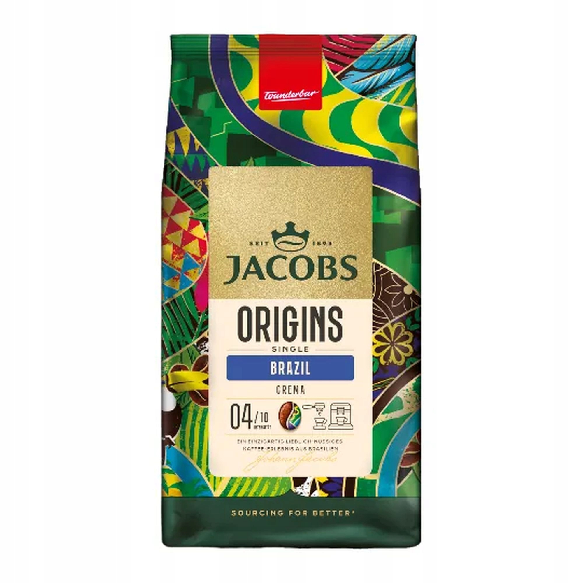Kawa ziarnista Jacobs Origins Single Brazil 1kg