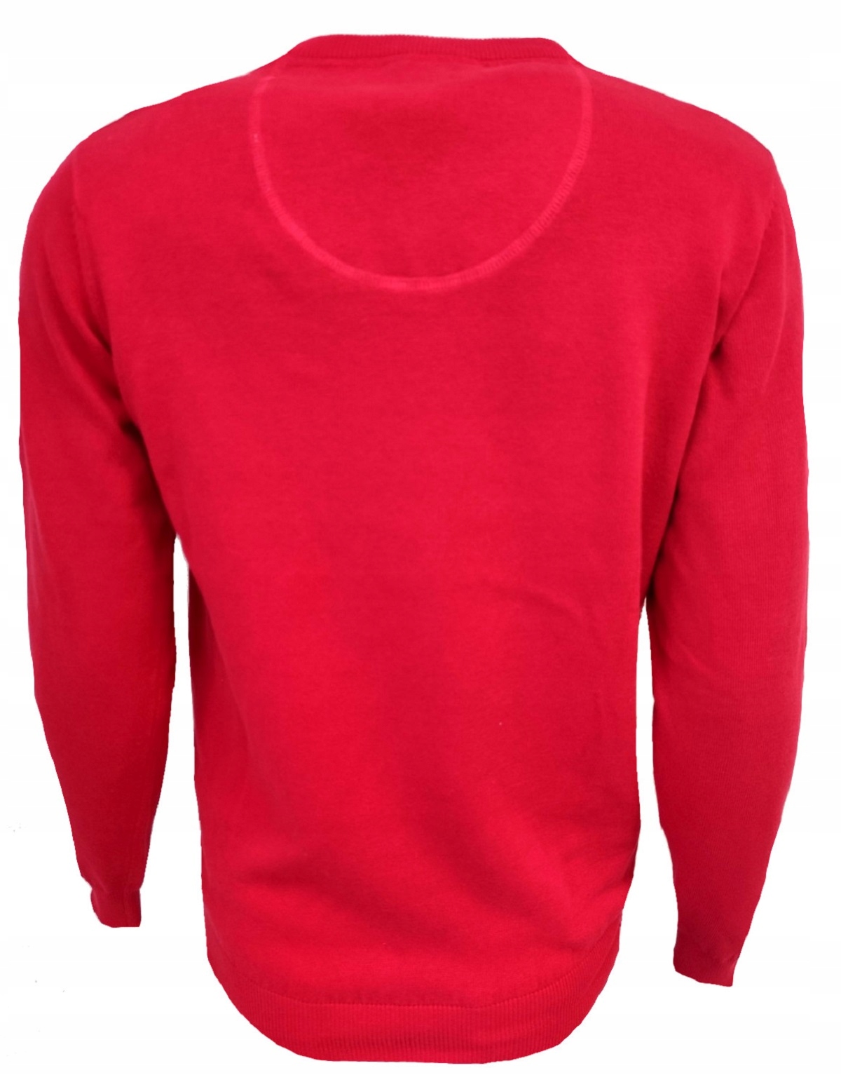 SWETER MĘSKI W SZPIC, TRZY KOLORY, CZERWONY XXL Rozmiar XXL