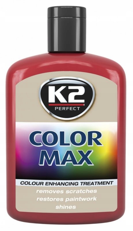 

Wosk koloryzujący K2 Color Max 200 ml czerwony
