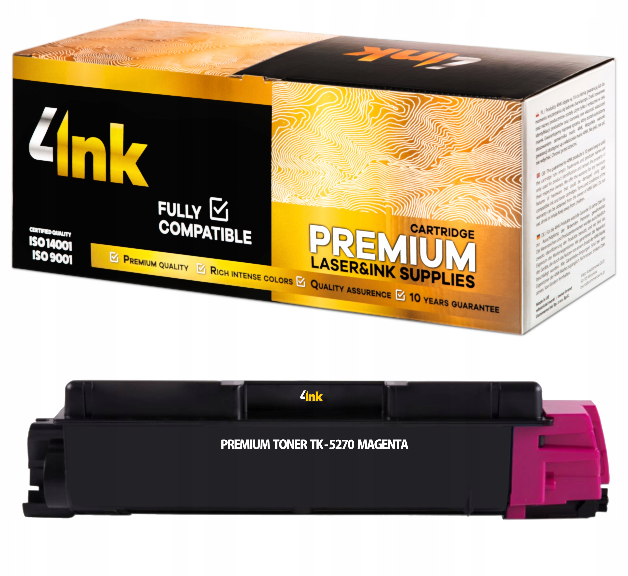 

Toner 4INK Do Kyocera TK-5270 XL Premium
