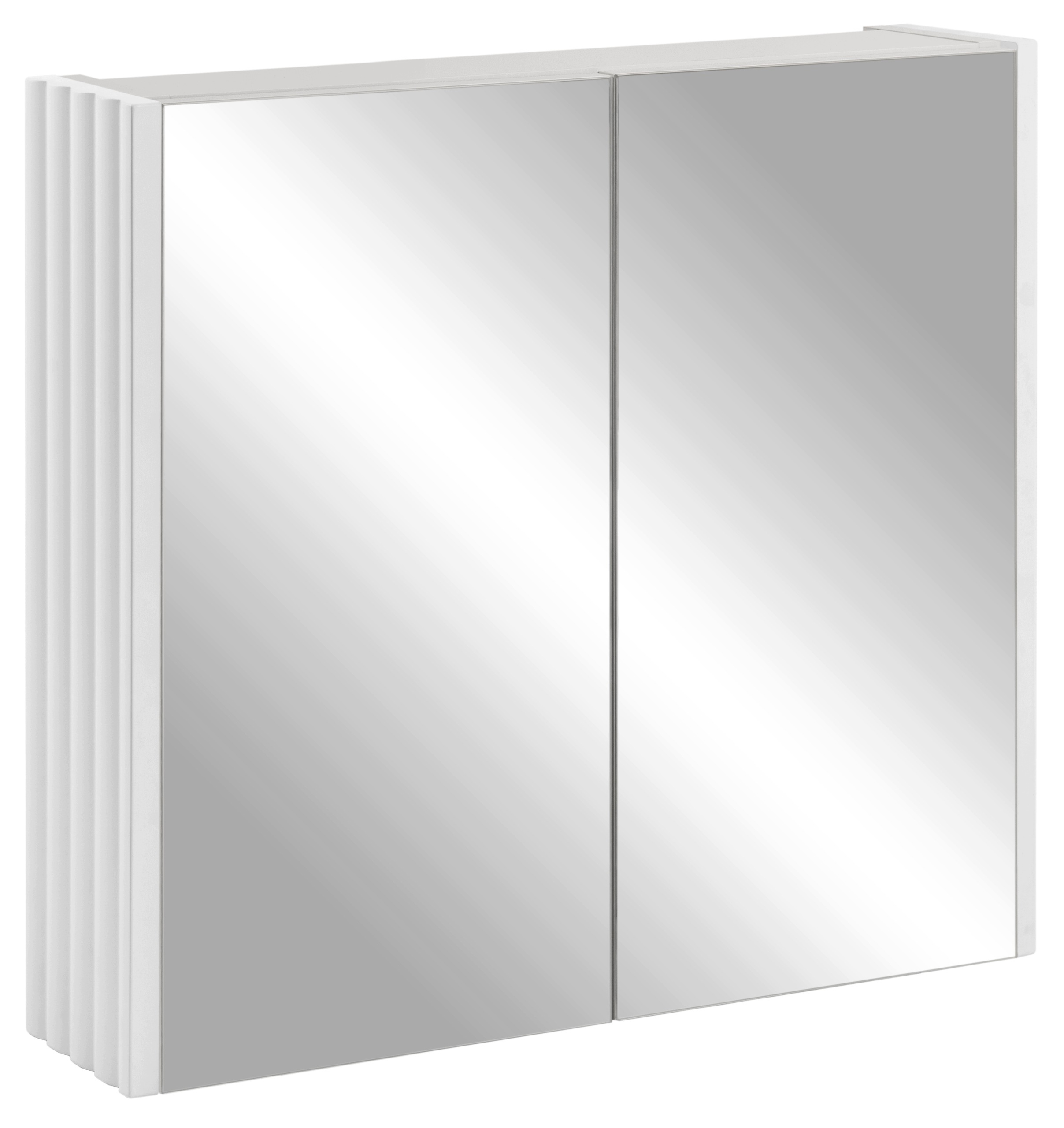 Zrcadlová skříňka Se Zrcadlem 60 Koupelnový boční panel Bílý Ryfle Mdf