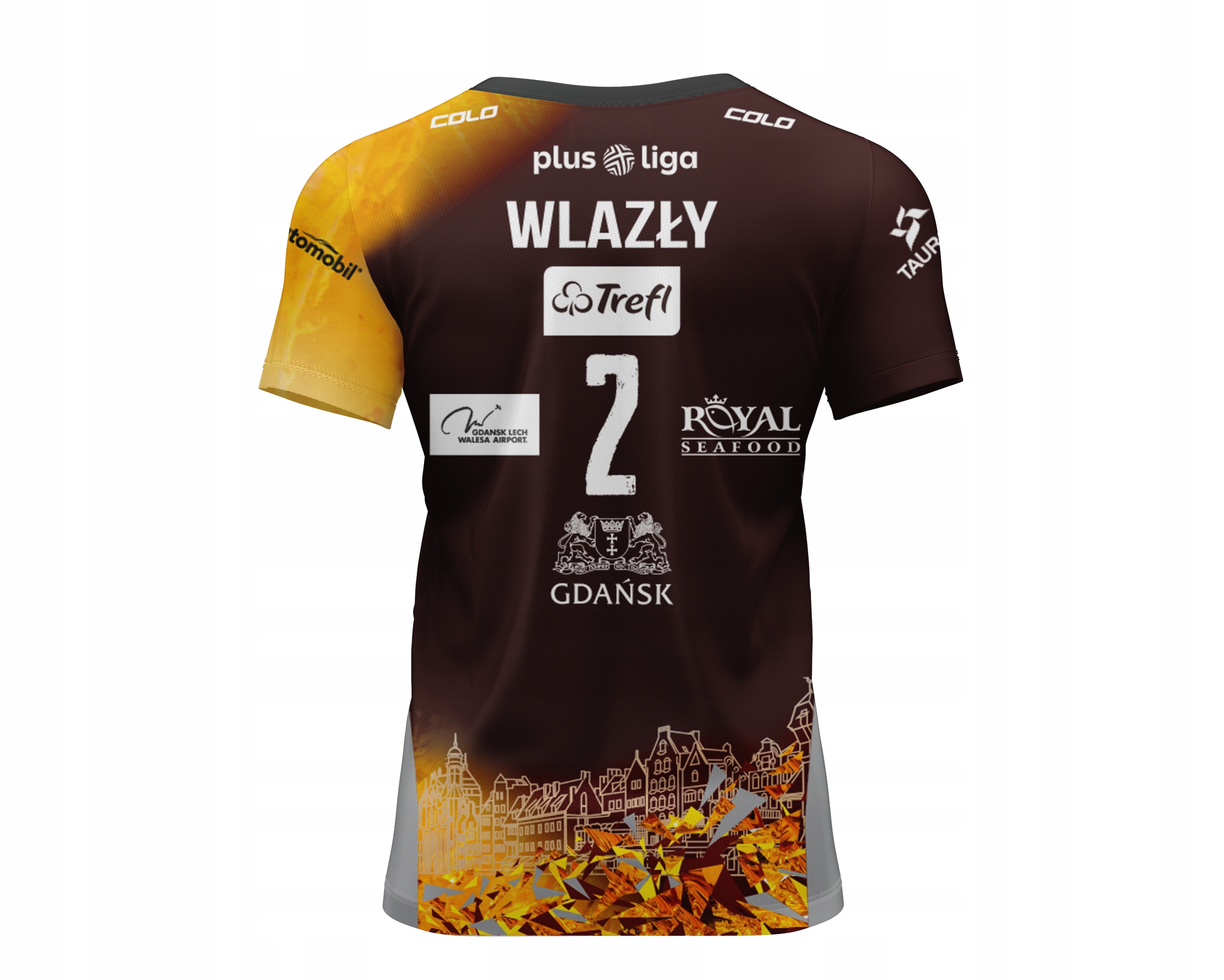 REPLIKA KOSZULKI TREFL GDAŃSK-CIEM. R.2XL PERSON. Kod producenta Gdańsk Trefl ciemna