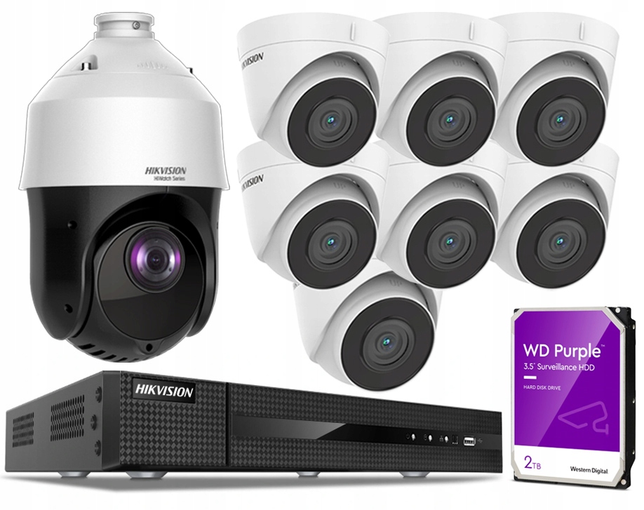 Hikvision Sada Ip Ptz Komplet S 4MPX Hdd Diskem