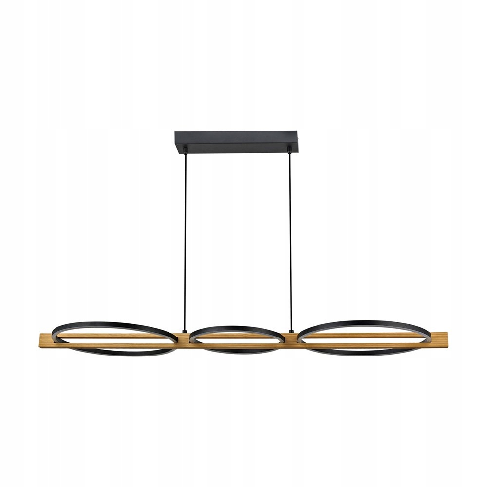 Efektná závesná lampa s kruhovým nosníkom nad jedálenským stolom Led 38W Natano