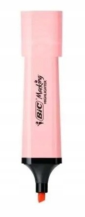 BIC Zakreślasz Różowy Pastelowy Szkoła biuro