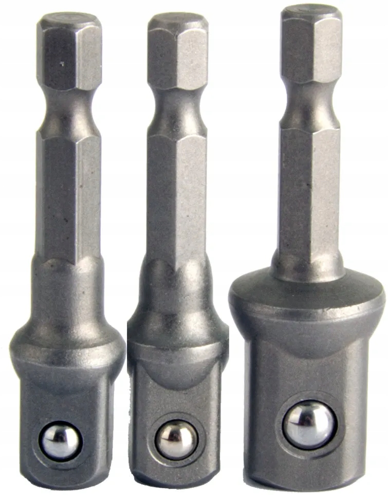 Zestaw uchwyty do nasadek 1/2" 3/8" 1/4" trzpień Hex 1/4" Proline 31395
