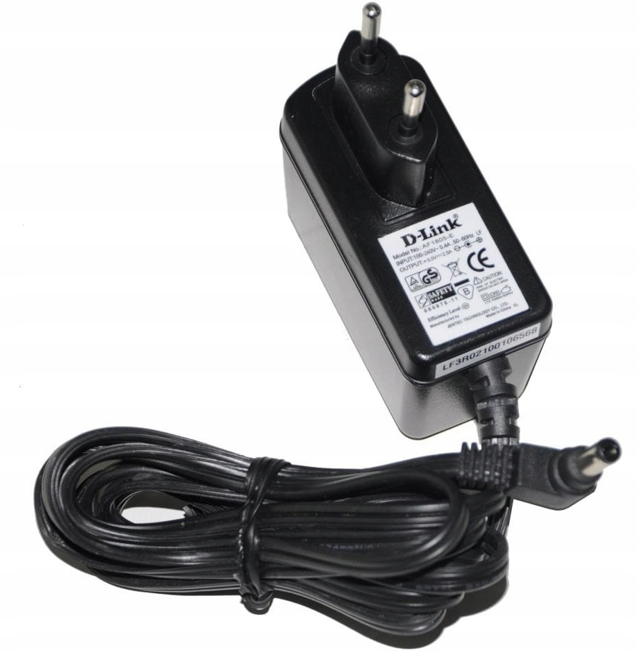 

Zasilacz do routera D-Link 5V 2A 2,5A wtyk 5,5/2,1