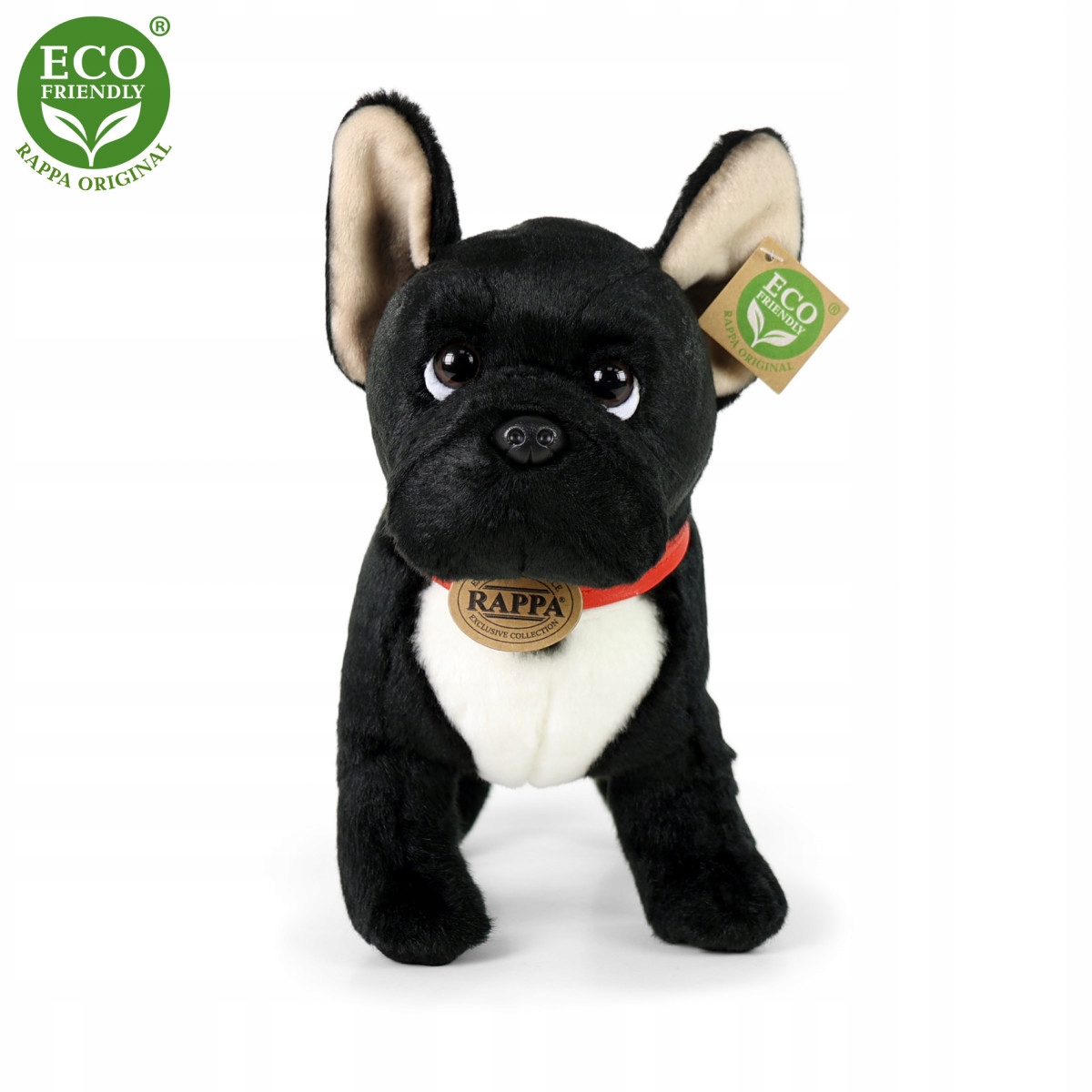 MASKOTKA PIES BULDOG FRANCUSKI CZARNY REALISTYCZNY Marka Rappa