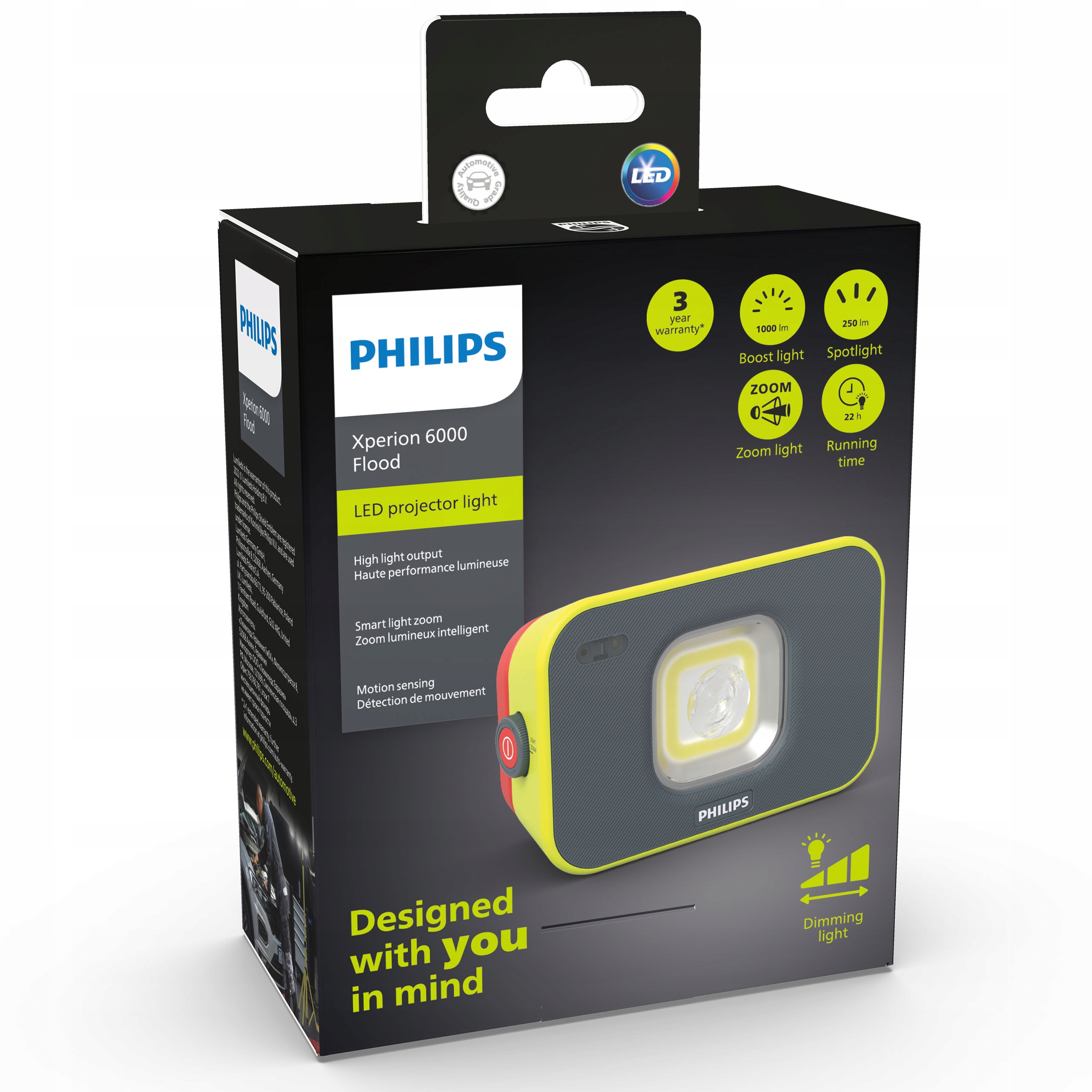 Prenosné dielenské lampy Philips Phi X60FLX1