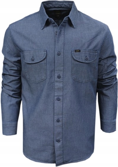 LEE KOSZULA RELAXED FIT worker dark navy M/L