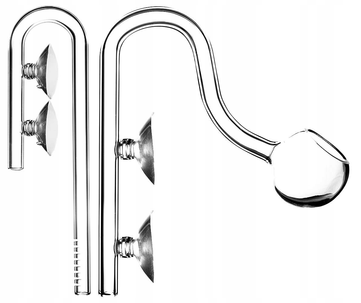 Levně Skleněná Sada Trubek Pro Vstup A Výstup Kulatý Do Akvarijního Filtru 16/22 MM