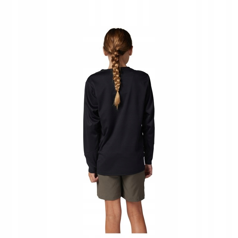 KOSZULKA ROWEROWA Z DŁUGIM RĘKAWEM FOX JUNIOR DEFEND BLACK YL Rodzaj Wkładane przez głowę