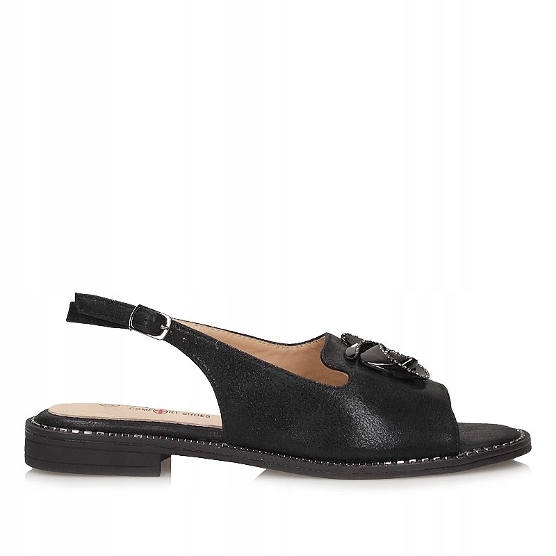 Klasické ploché dámské sandály S.Barski KV51-006