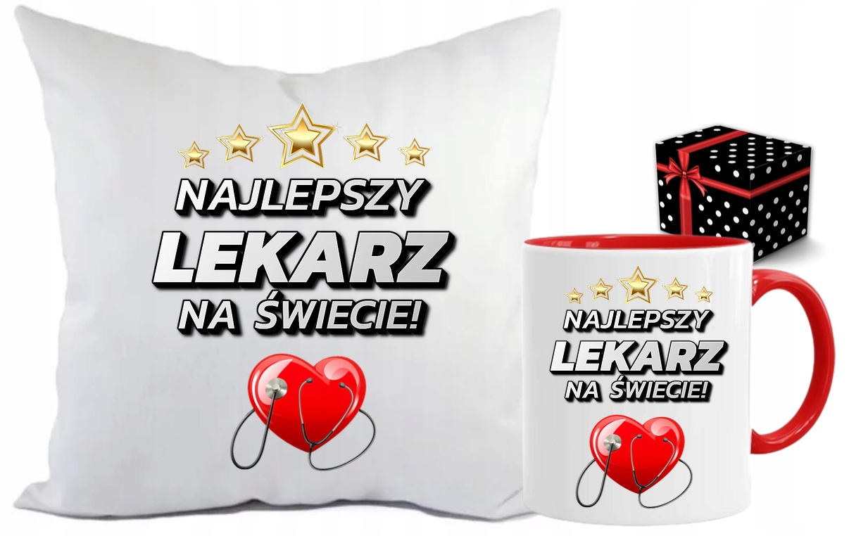 

Zestaw Poduszka Kubek Dla Lekarza